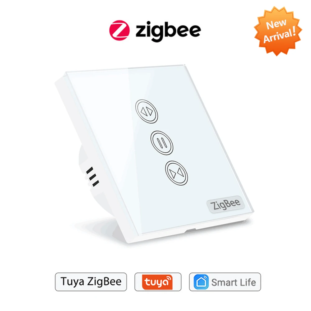 Tuya Smart ZigBee 3 0 ЕС шторы Жалюзи сенсорный переключатель для электрического штарки