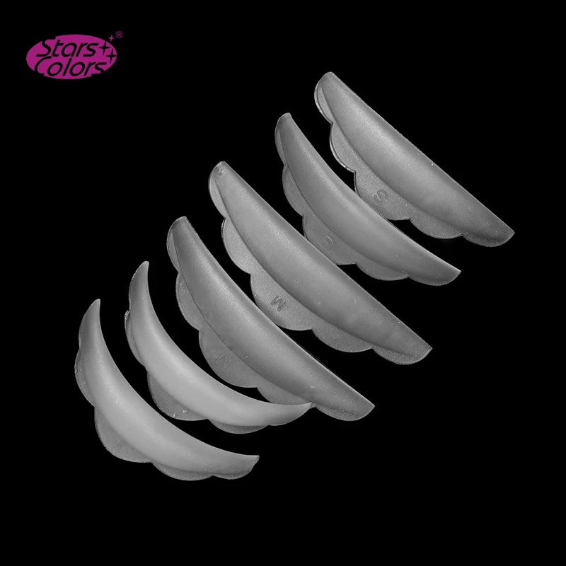 50 упак./лот оптовая цена ресницы для наращивания Перми S M L силиконовая ресница