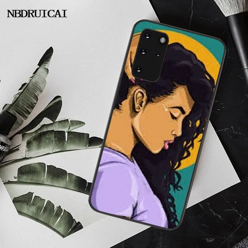 Чехол для телефона с принтом сделай сам PENGHUWAN MELANIN POPPIN Samsung S20 plus Ultra S6 S7 edge S8 S9 S10