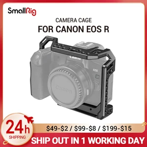 Клетка для камеры SmallRig для Canon EOS R с креплением холодного башмака, резьбовые отверстия для Magic Arm, микрофон, прикрепить 2803