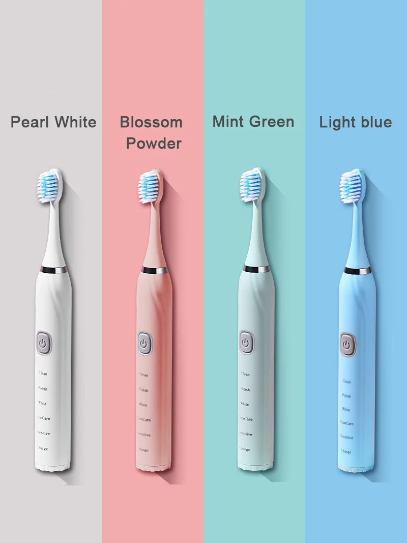 Зубная щетка электрическая для взрослых и детей перезаряжаемая
