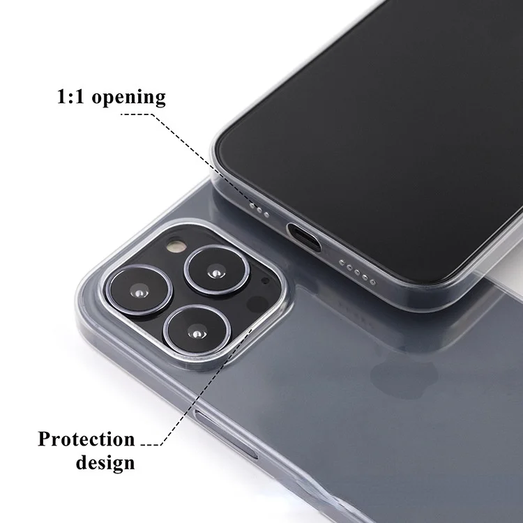 

ultra-thin PP 0.4 MM transparent all-inclusive mobile phone case new for iPhone 13 pro max mobile phone protective cover