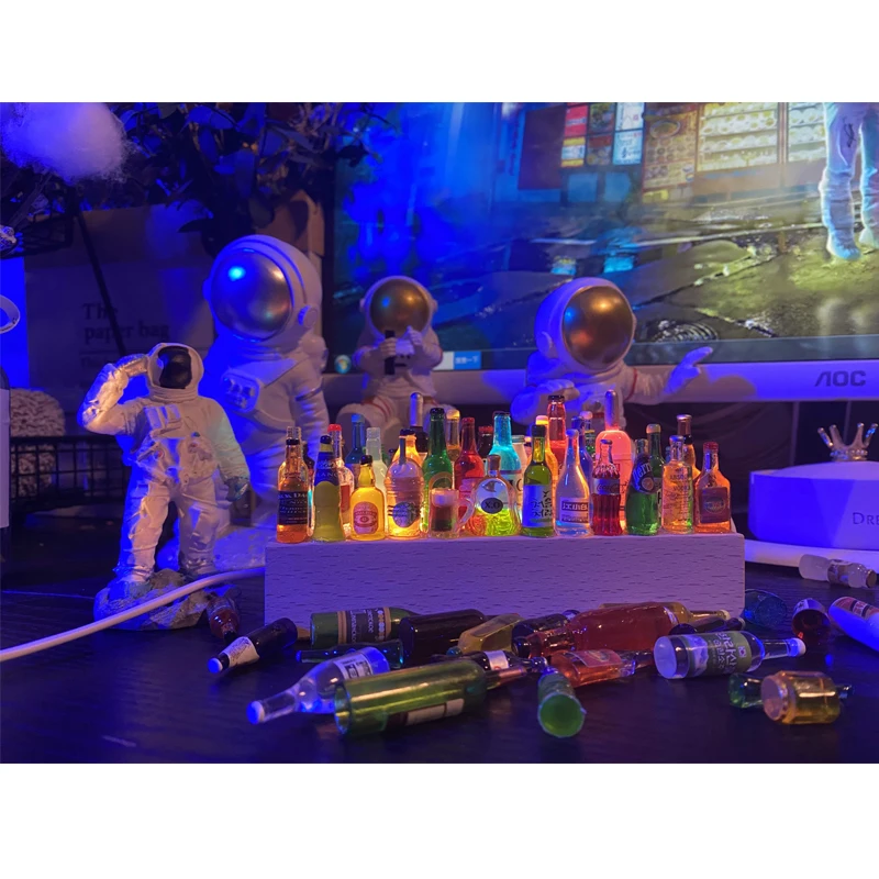 Светодиодный ночной Светильник &quotсделай сам&quot для винных бутылок настольная