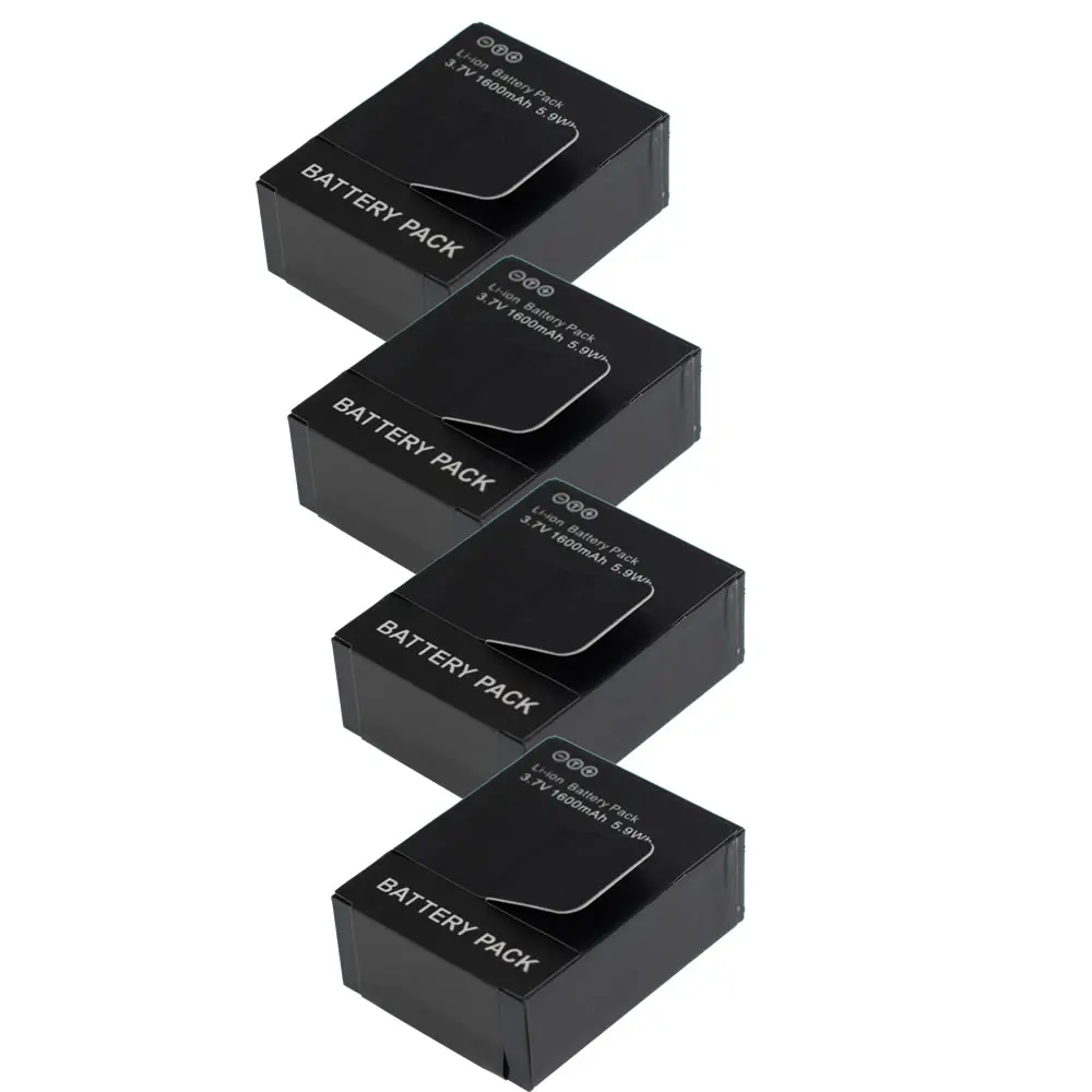 Аккумулятор для экшн-камеры GoPro Hero 3 4 шт