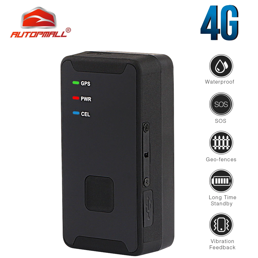 GPS-Трекер 4G автомобильный GPS-локатор водонепроницаемый длительное время в режиме