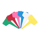 50 шт.компл., Т-образные этикетки, пластина, доска, этикетка для детских растений, пластиковая фоторучка, толстая бирка для цветов, горшков, суккулентов, садовых рассады