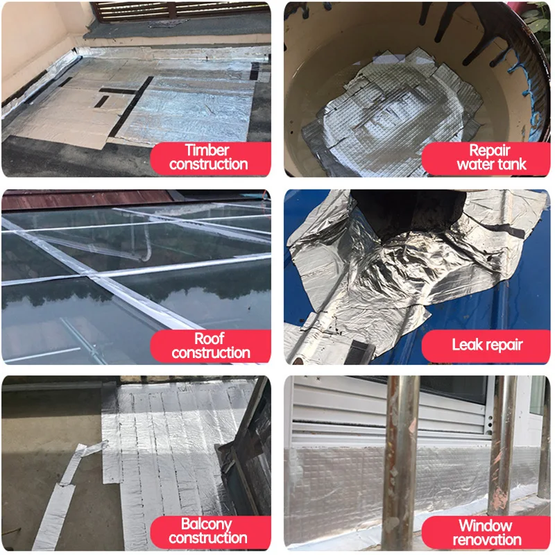 Ремонтная лента DF клейкая водостойкая из алюминиевой фольги утолщенная