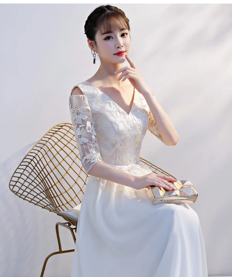 Шифоновое платье для свадебной вечеринки женщин большие размеры подружки