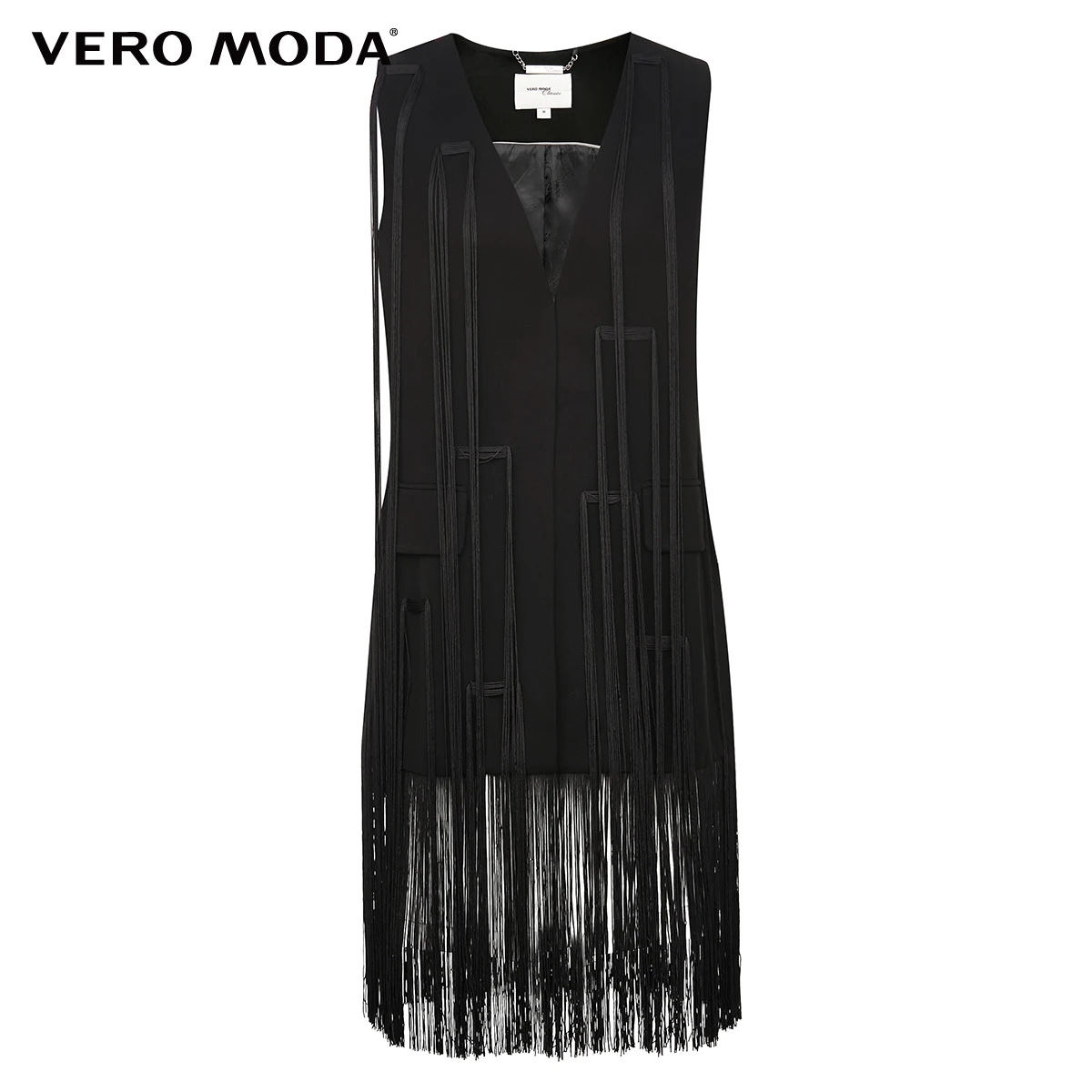 

Vero Moda Women's Slim Fit Tassel Decoration Waist Coat | 319334502
