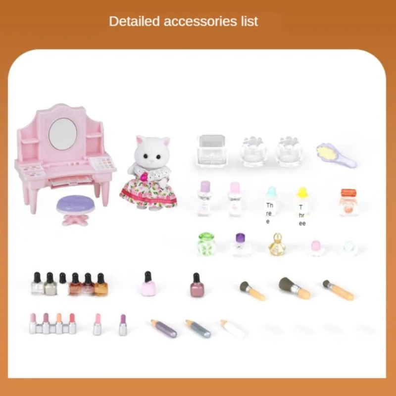 Semipкг детская игрушка Sylvanian Family Fashion trid Dresser GIRL'S Play House Model Doll Toy 5235 | Игрушки и