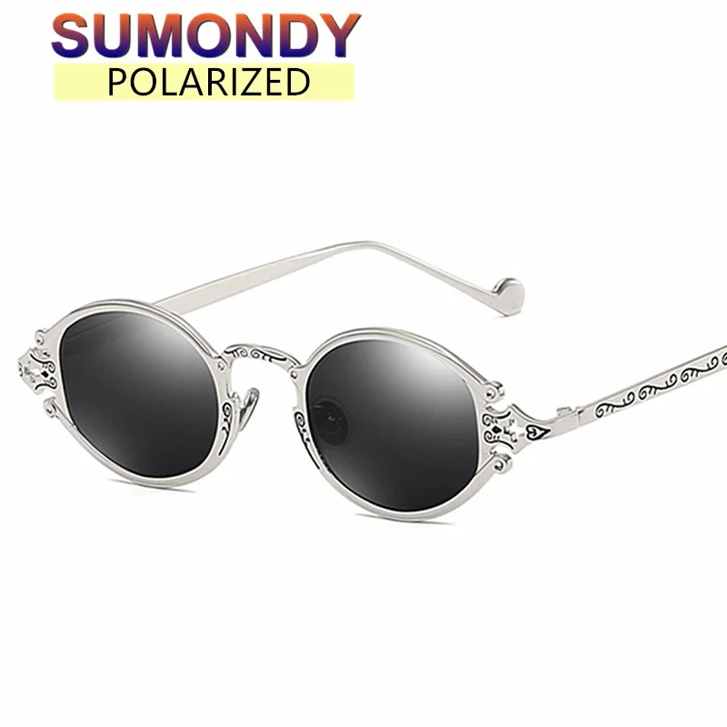 SUMONDY поляризационные в стиле стимпанк эллипс металлическая оправа