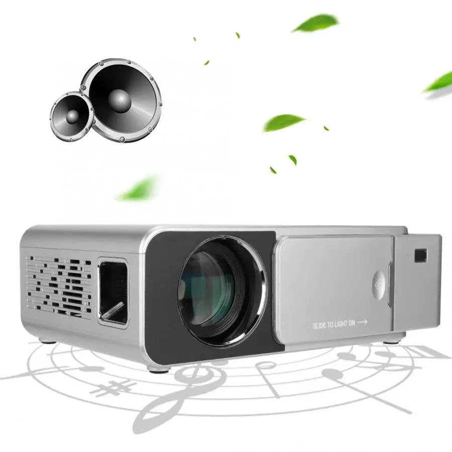 Домашний HD светодиодный проектор 720P 3500lms портативный HDMI USB с поддержкой 4K 1080p