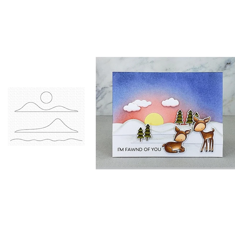 

Sunrise And Sunset Clouds Metal Cutting Dies Scrapbook Diary Decoration Embossing Template Diy Greeting Card Handmade 2021