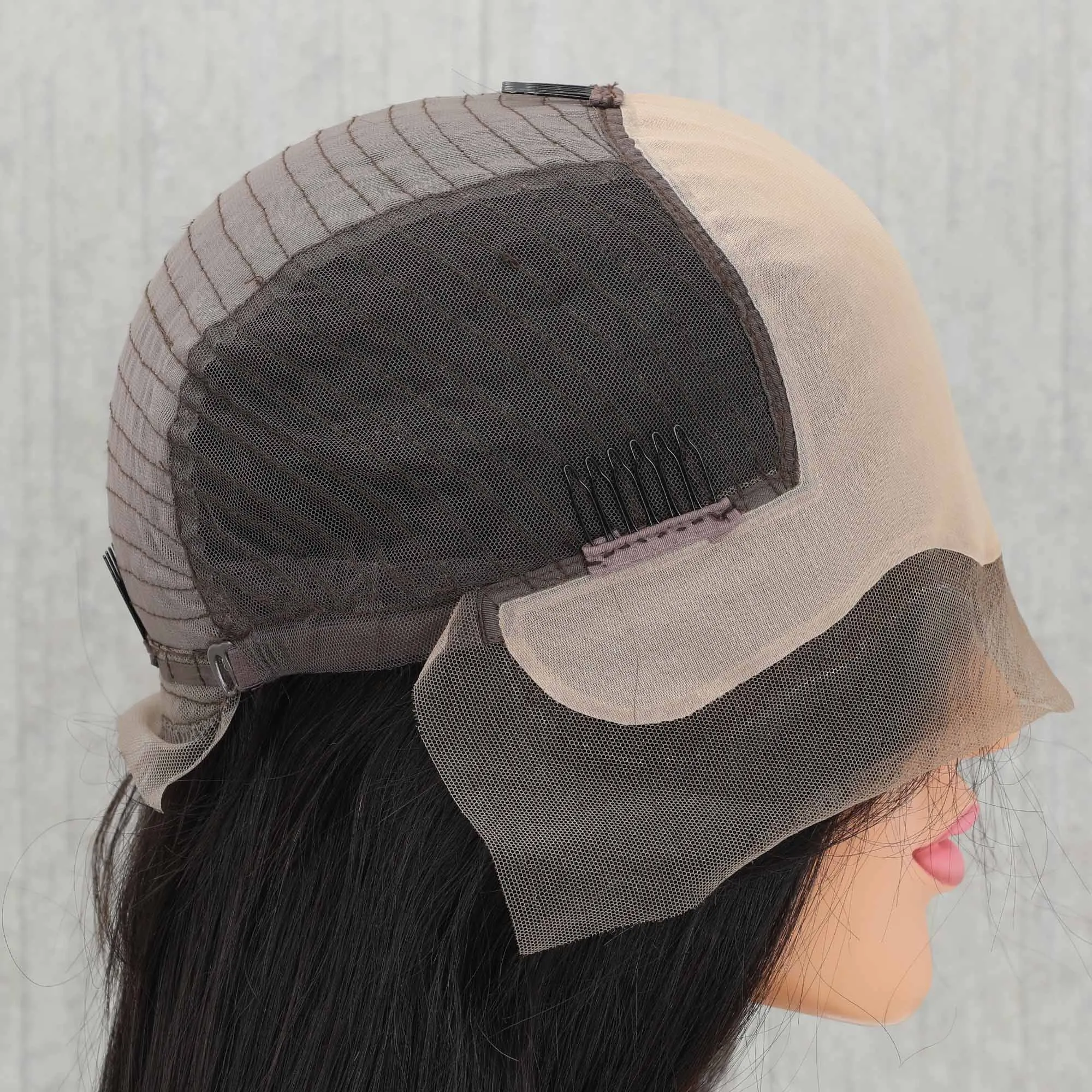 Yeahwigs 13*6 прямой поддельный парик из кожи головы 150% шелк прямые парики для черных