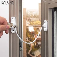 1 6pcs kids window door cable restrictor lock child baby safety security wire catch with keys public and commercial applications