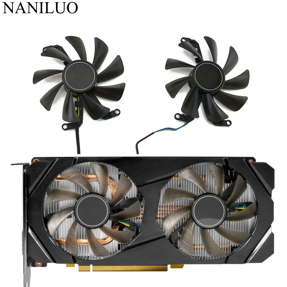 

85MM GTX 1660 1660Ti graphics fan for Kuroutoshikou GALAX GeForce RTX 2060 2070 SUPER Will Video Card Cooling Fan