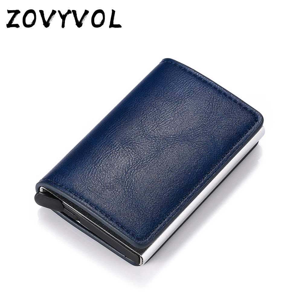 ZOVYVOL Rfid кошелек, кредитный держатель для карт, стикер, визитная карточка, карманные деньги держатель для карт, держатель для карт, металлический держатель для карт, защита