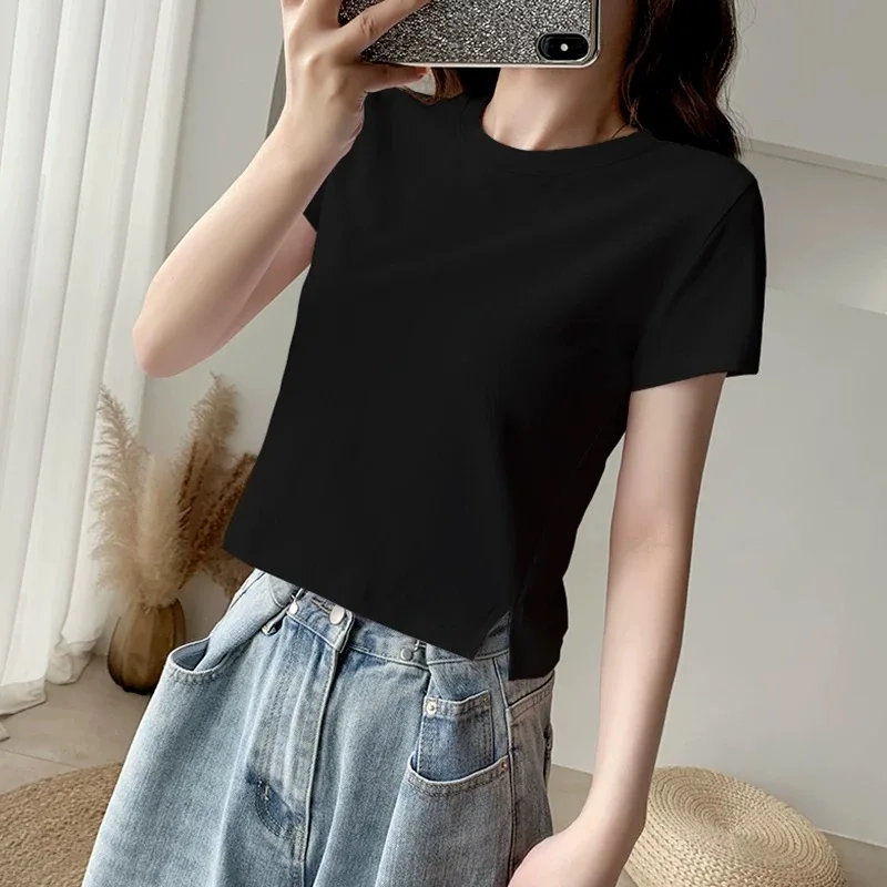 

2020 Tops orange T Shirt Women Cotton Female Tshirt Cotton