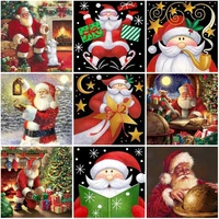 diy 5d diamond painting christmas gift santa claus embroidery cross stitch handcraft kits home decoration picture wall art