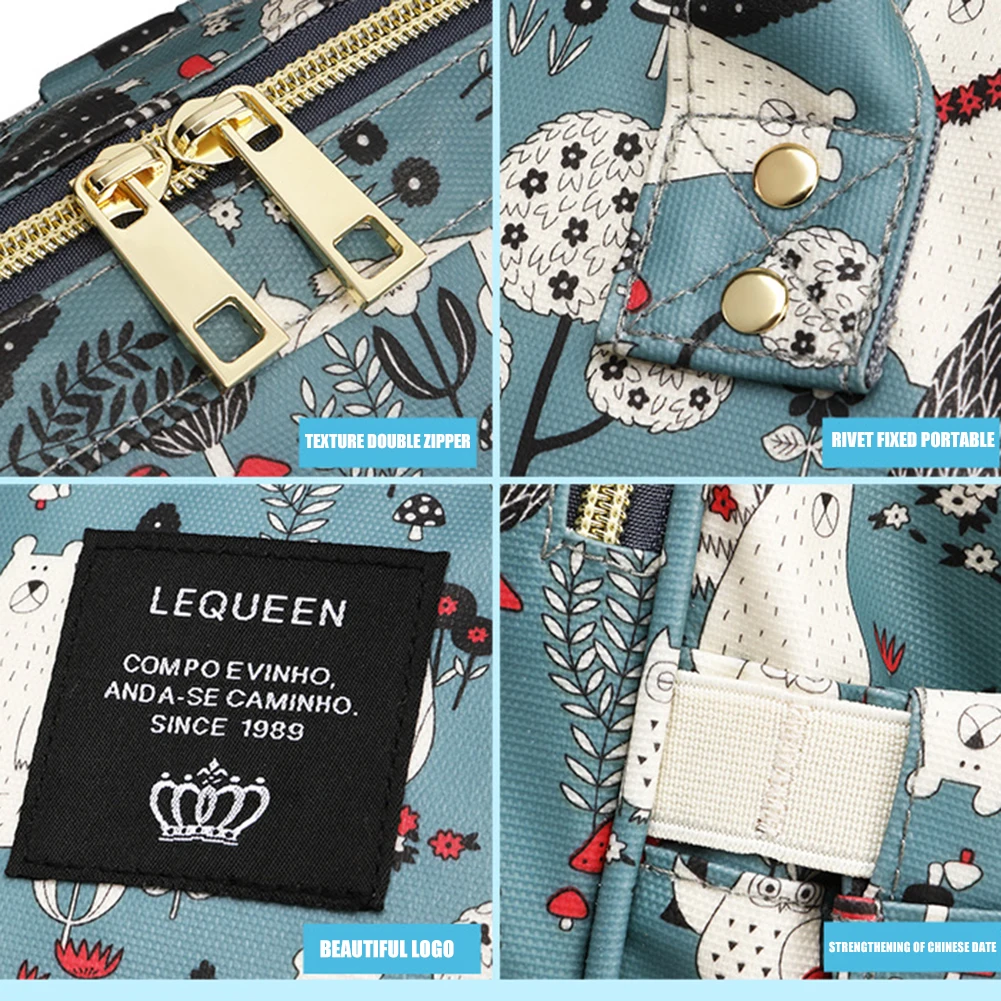 

Multifunctional Diaper Bag Fashion Mommy Diaper Handbag Multifunctional Outing Backpack Large Capacity