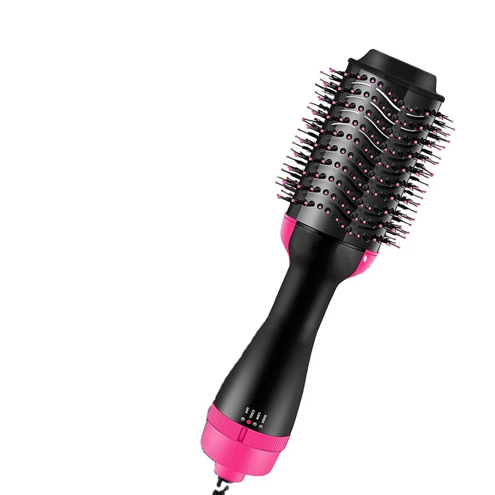 

Один шаг фен и испаритель Салон Горячие воздушные лопасти Стайлинг щетка генератор отрицательных ионов выпрямитель для волос бигуди