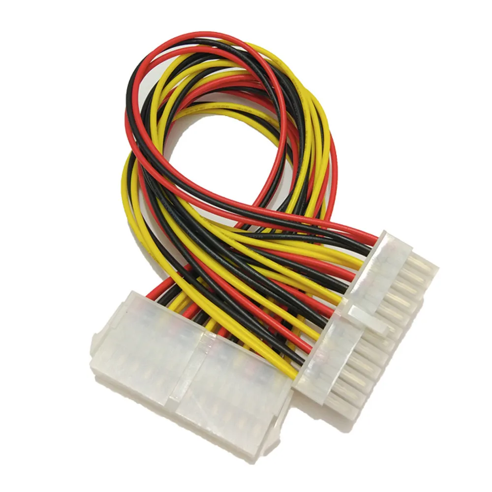 24 контактный удлинитель питания ATX PC PSU разъем M/F расширитель 5 см компьютерный