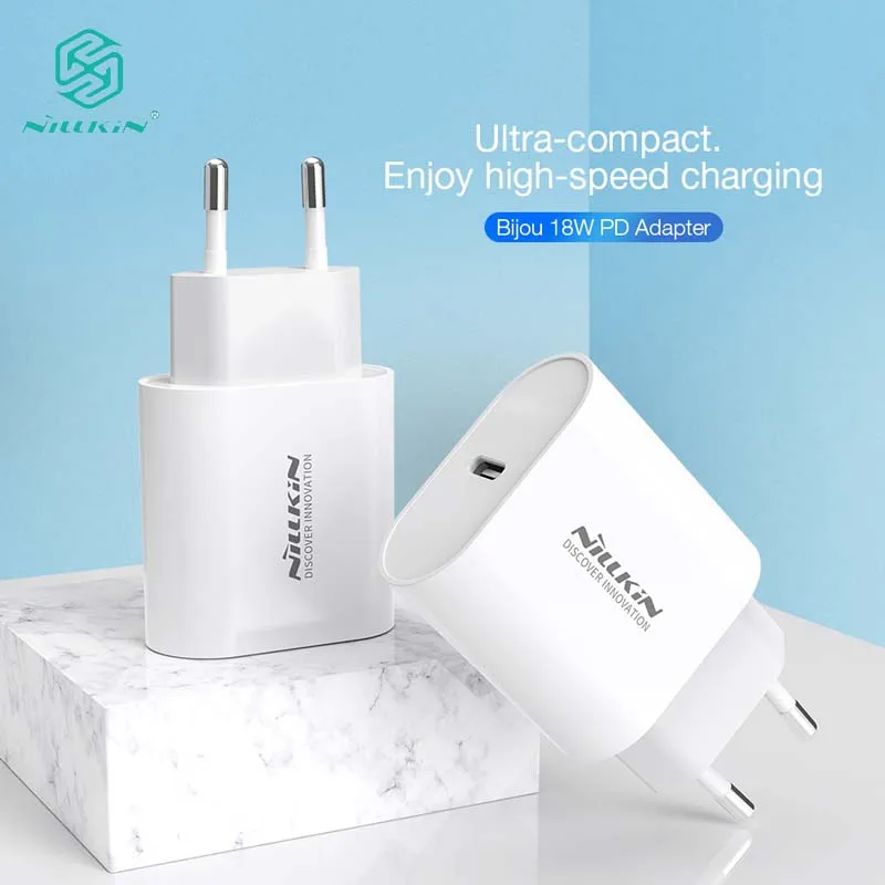 Nillkin 5V 3A 18 Вт Type C кабель для быстрой зарядное устройство iPhone Samsung Xiaomi USB PD штекер