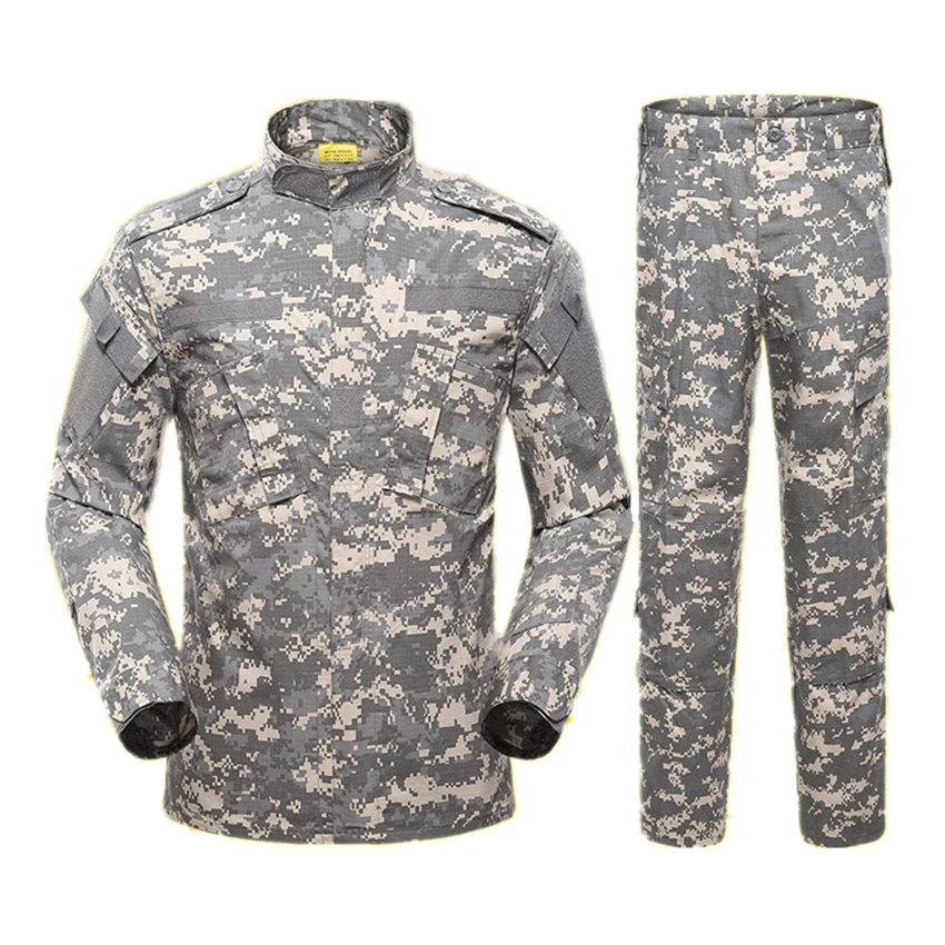 12 Color Men Army Military Uniform Tactical Suit ACU Special Forces Combat Coat Pant Set Camouflage Militar Soldier Clothes |
