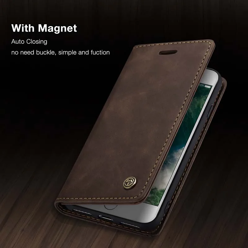 Business Retro Frosted Flip Phone Case For iPhone 11 pro max SE 5 6S 7 8 Plus XS XR XSMAX Leather Cover cases with Card Pocket | Мобильные