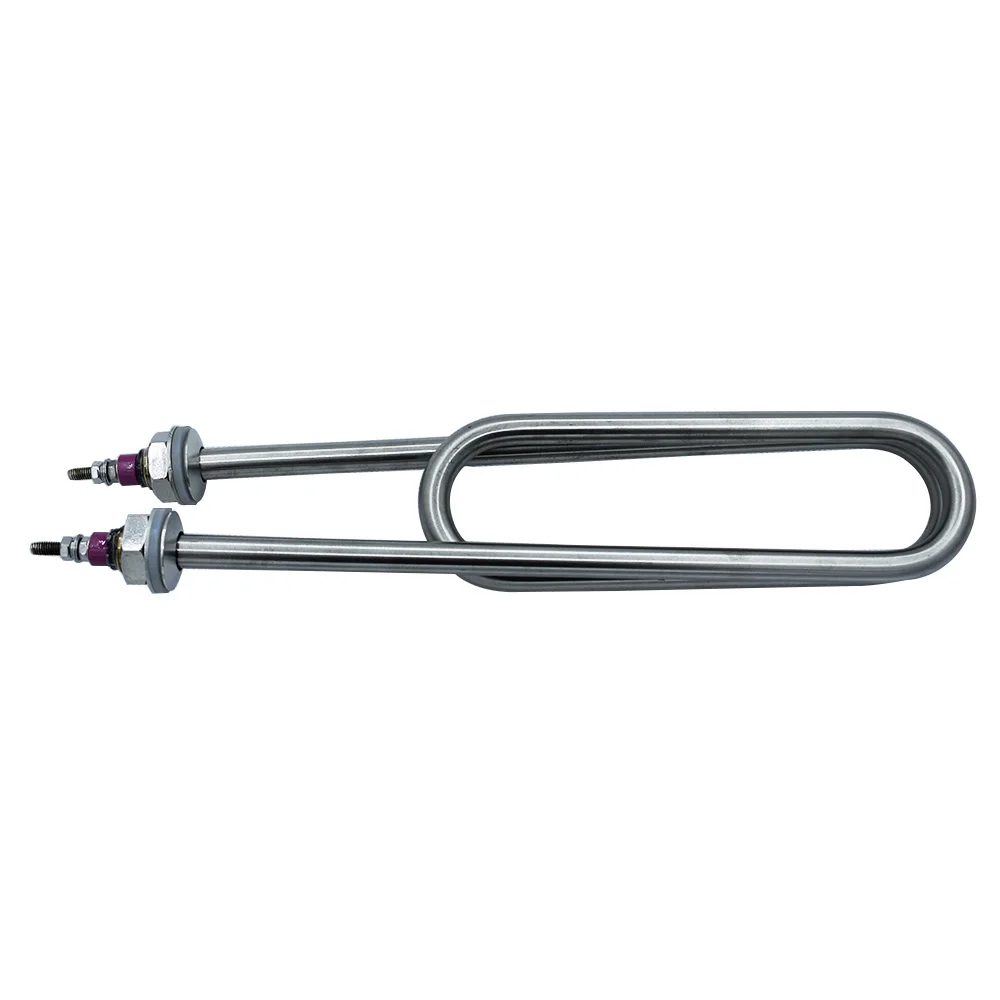 

M18 Thread 220V/380V Water Heating Tube Double U Shape 304 Stainless Steel Electric Water Heater For Steamed Rice Machine