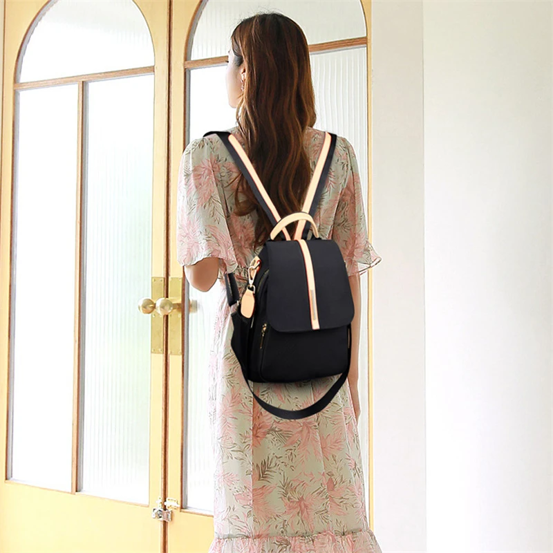 

Waterproof Women Backpack Oxford Cloth Shoulder Bags For Women 2022 New Light School Bags For Girls High Quality
