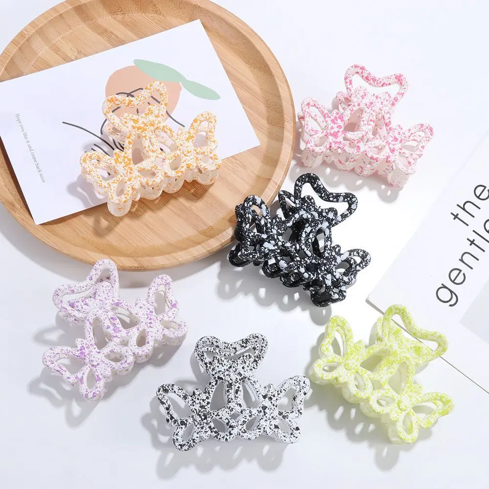 

Korean Large Butterfly Crab Hair Clip For Women Girls Hair Styling Resin Headwear Hairpins Hair Clamp Hair Accessories