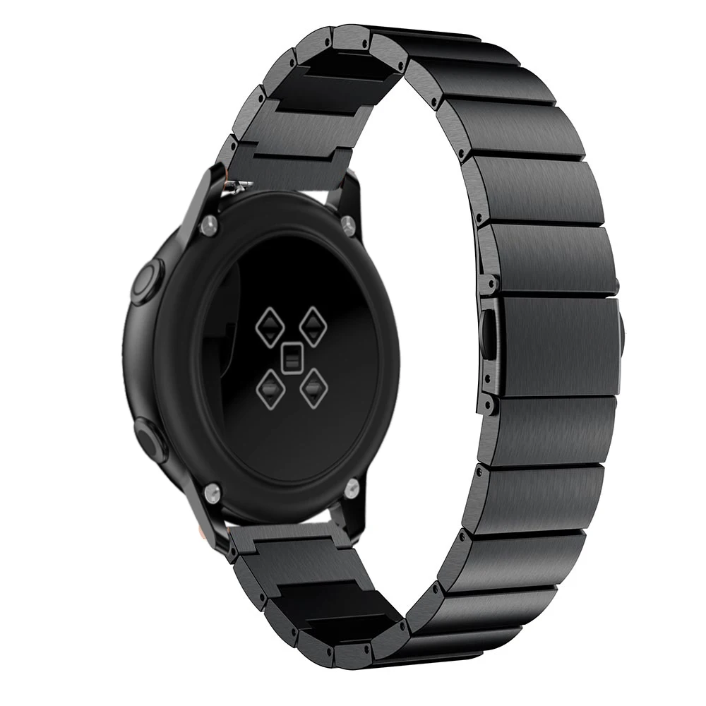 Для Samsung galaxy watch Active 2 44 мм 40 нержавеющая сталь 20 ремешок для часов браслет металл