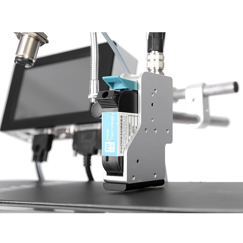 

Faith Thermal foam Inkjet Printer Continuous automatic TIJ Printer Date Bar Code Variable Database Inkjet Printer with Encoder