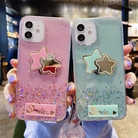 luxury glitter transparent phone case for vivo y15s diamond mirror stars epoxy soft shockproof bumper back cover for vivo y15a