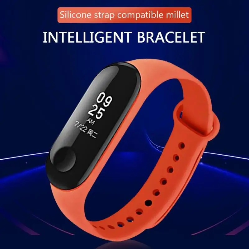 Мягкий силиконовый сменный спортивный браслет для Xiaomi Mi Band 4 3 8/10/12/13/14/15 шт. |