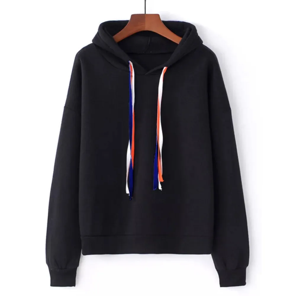 Женская толстовка с капюшоном уличная одежда kpop пуловер осенние толстовки