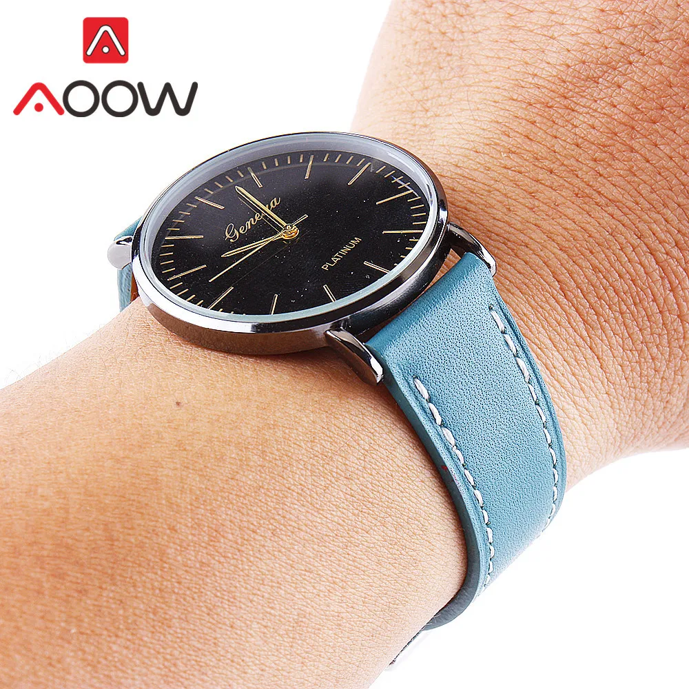18 мм 20 мм 22 мм 24 мм ремешок из натуральной кожи для samsung Galaxy Watch Active2 42 мм 46 мм huawei GT 2 Amazfit браслет ремешок