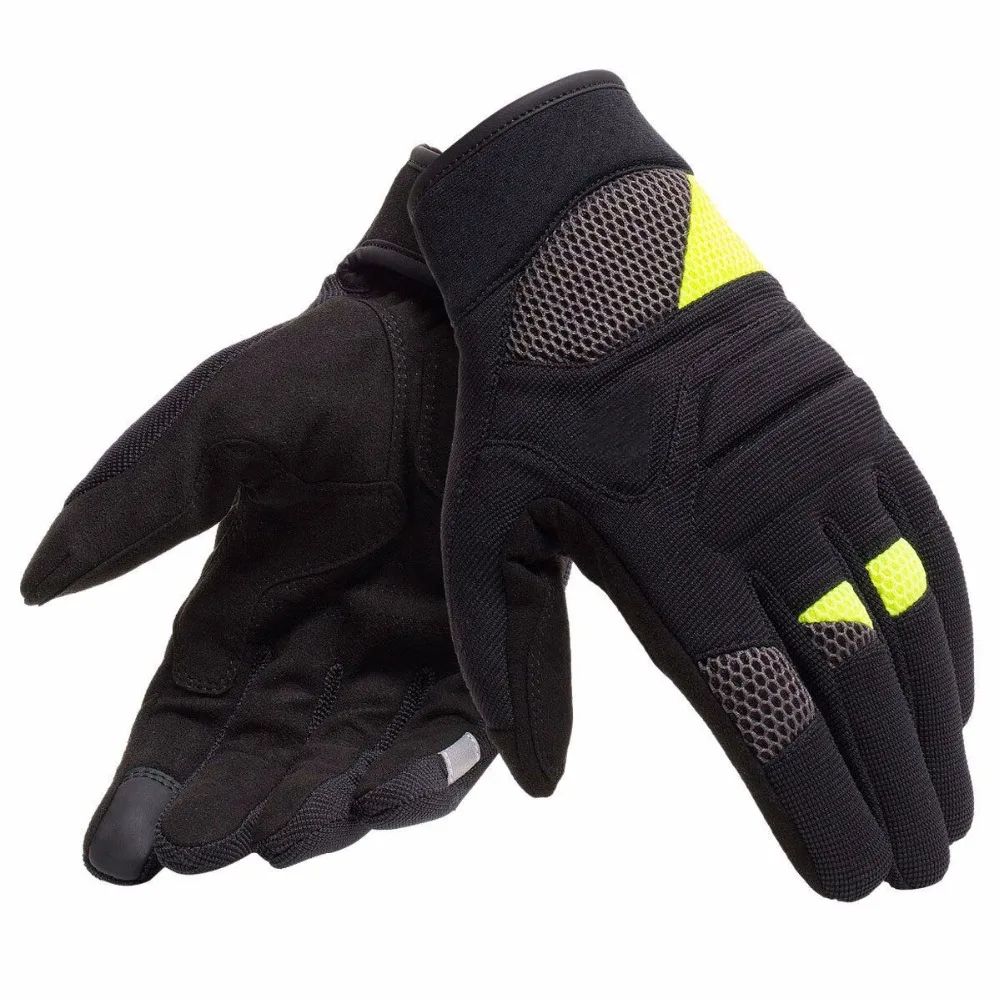 

New 2019 Dain Vented Motorcycle Gloves Black Racing Sport Riding Short Gloves