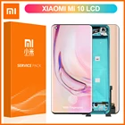 Оригинальный ЖК-дисплей 6,67 дюймов для Xiaomi Mi 10 Pro, сенсорный экран с рамкой, дигитайзер в сборе, замена для Xiaomi Mi 10, зеркальный экран