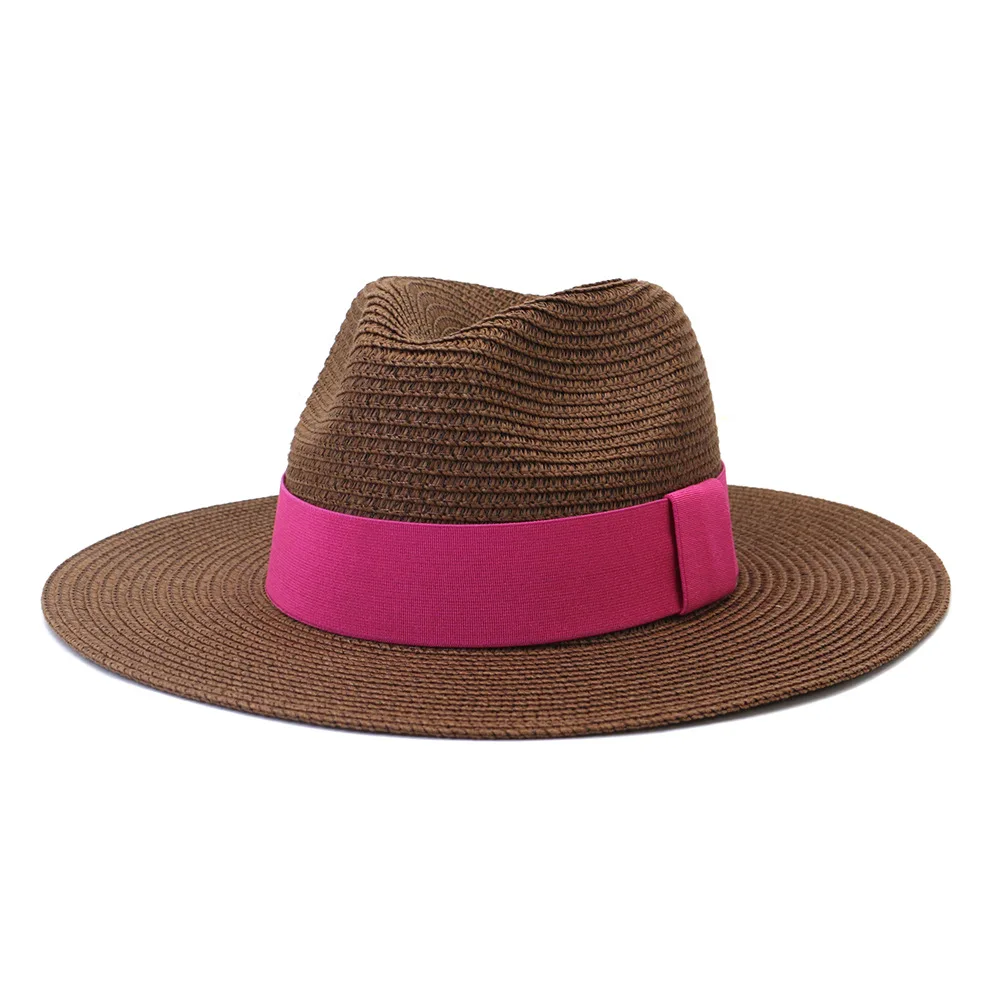 Шляпа женская Соломенная с плоским верхом и козырьком | Аксессуары для одежды