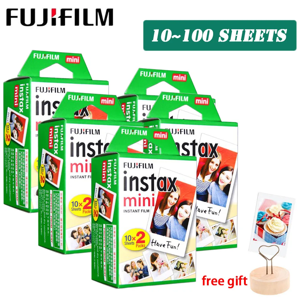 Fujifilm Instax Mini 9 пленка с белым краем 3 дюйма для LiPlay Link Polaroid FUJI мгновенная фотобумага