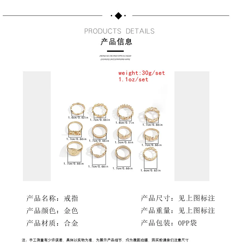 

Women Luxury Women Luxury Rings Pierscionki Damskie Spinner Ring Kit Finger Knuckle Adjustable Vintage Bagues Anillos