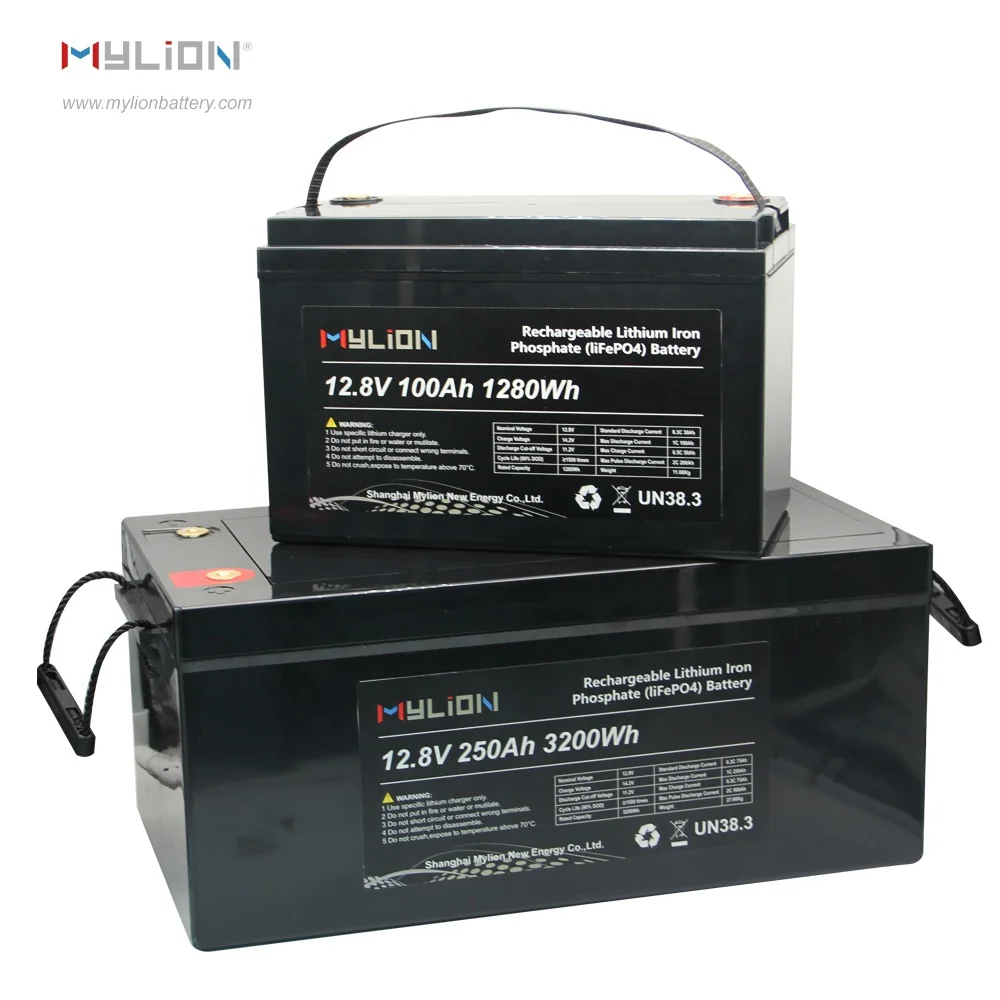 

mylion battery 12v,lithium iron phosphate life po4 storage battery backup 12v 100ah battery for ups solar system golf cart car