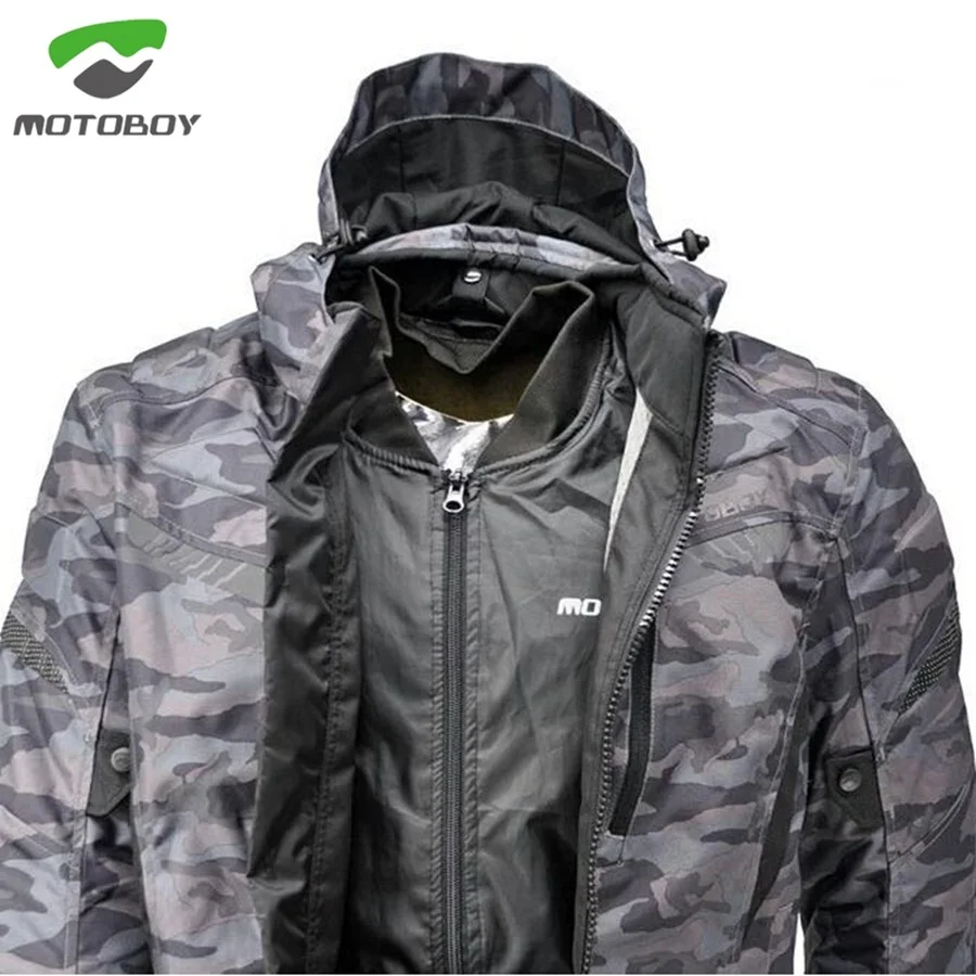 1 шт. MOTOBOY для мужчин мото бронежилет с камуфляжным принтом Водонепроницаемый