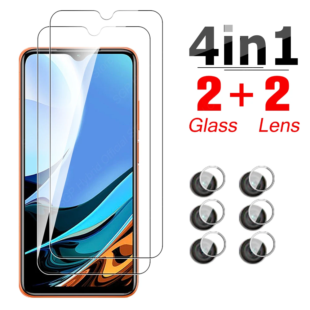 

Защитное закаленное стекло 4 в 1 для Xiaomi Redmi 9 T, защитная пленка для объектива камеры на Red Mi 9 t 9 T Redmi9 Redmi9t, защита