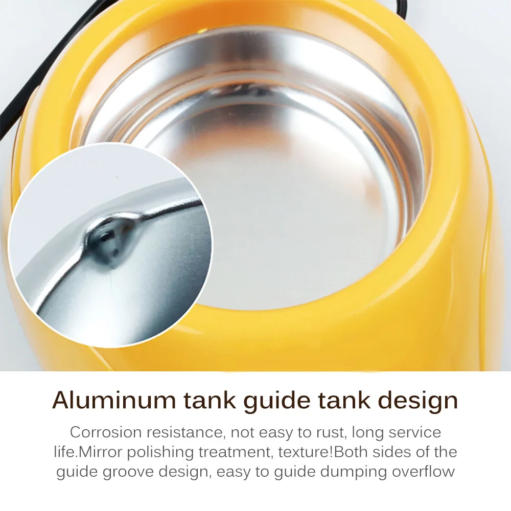 

20W Mini Electric Chocolate Melting Machine Single Pot Non-Stick Pot Tempering Cylinder Melter Pan 220V EU Plug