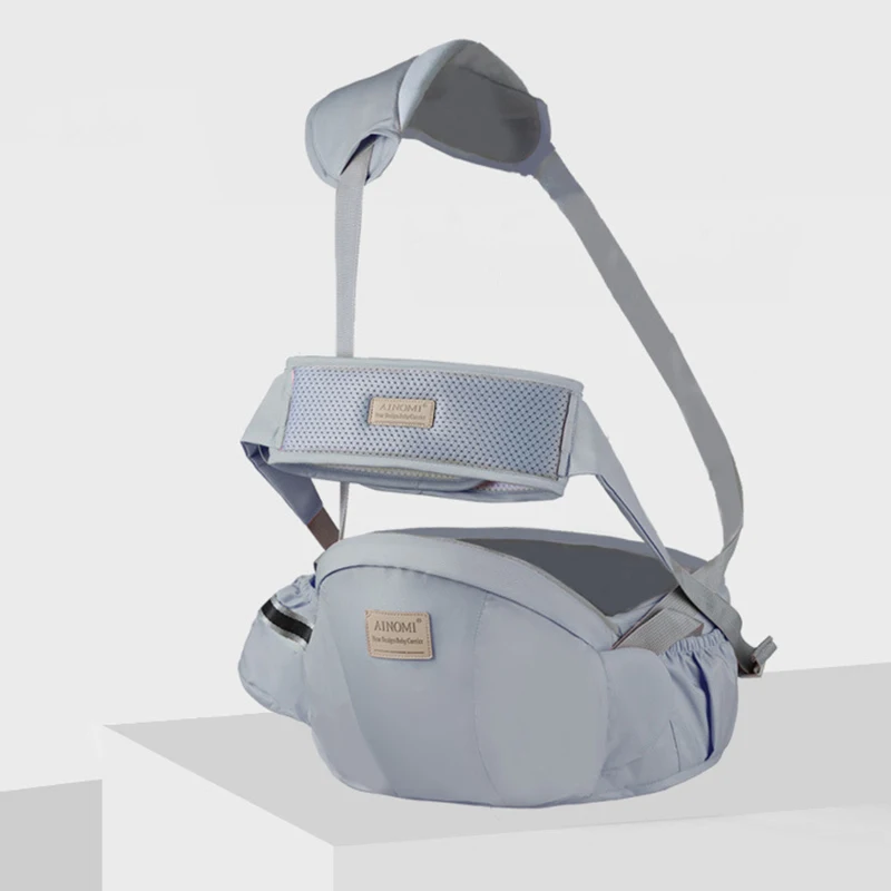 Слинг переноска AINOMI для новорожденных поясной табурет кенгуру положение лицом