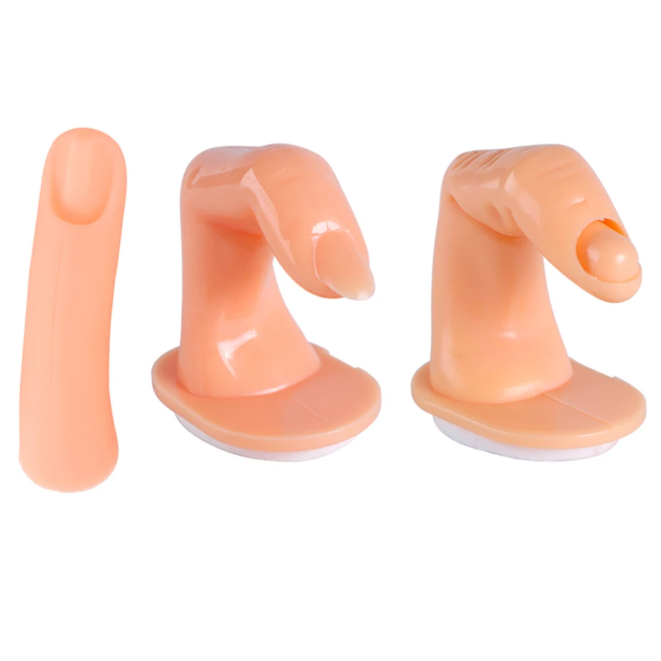 1 шт. дизайн ногтей пластиковый поддельный палец практический инструмент стоячий