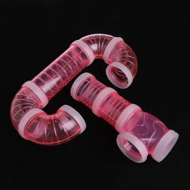

K3NA DIY Acrylic External Connected Hamster Pipeline Tunnel Fittings Tube Playing Toy